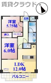 アレックス千葉寺の間取り画像