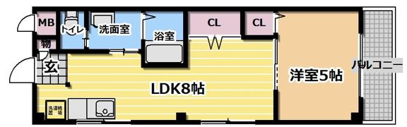 ロイヤルハイム八芳園の間取り画像