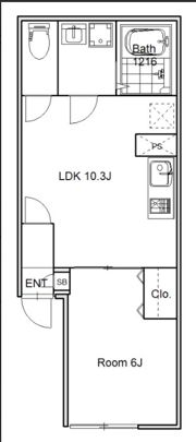 ロータスコート目黒不動前の間取り画像