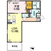 D-room浜野南 A棟の間取り画像