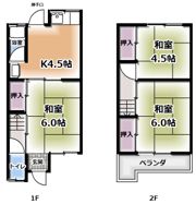 堀借家1号の間取り画像