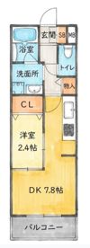RIFF石橋阪大前の間取り画像