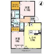 モンクールK&Mの間取り画像