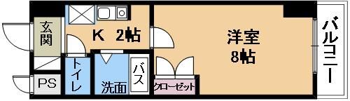 ワイズレジデンス南草津（旧メルディアキューブ南草津）の間取り画像