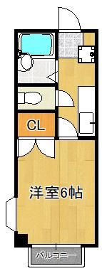 リファレンス北九大前の間取り画像