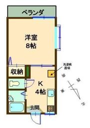 メゾン大浜の間取り画像