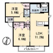 ツインズK.K Ⅰ棟の間取り画像