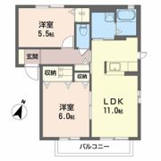 ツインズK.K Ⅰ棟の間取り画像