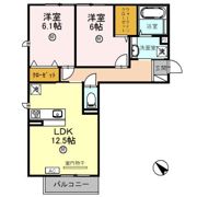 LUCE比叡の間取り画像