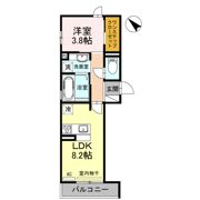 ビルボード淡路駅前の間取り画像