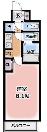 サムティ江坂レガーロの間取り画像