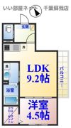 パルブニールの間取り画像