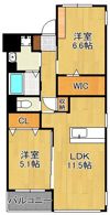 Prestige del 西海岸の間取り画像