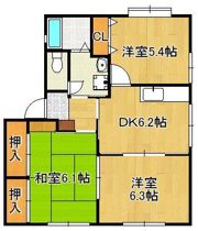 チェリーヒルズBの間取り画像