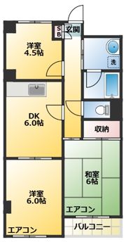 ペーブメント久が原の間取り画像