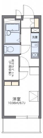レオパレスAngel柏の間取り画像