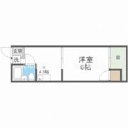 ハイツユキB棟の間取り画像