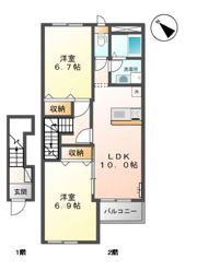 ルミエールⅠの間取り画像