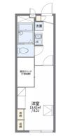 レオパレス倉安川の間取り画像