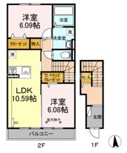 サンライズⅡの間取り画像