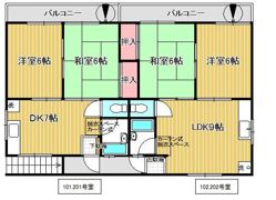 コーポラス神垣の間取り画像