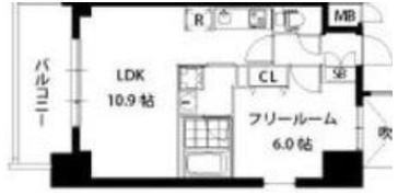 S-RESIDENCE江坂の間取り画像