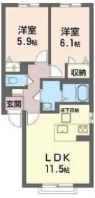 シャーメゾンメイプルⅡの間取り画像