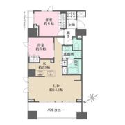 ルフォンリブレ浜松町キャナルマークスの間取り画像
