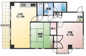 エクシーブ中野の間取り画像