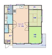 輝雲マンションの間取り画像