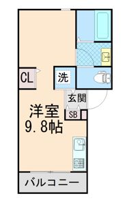 グランデ石屋川Ⅲの間取り画像