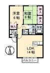 フレグランスみぶ B棟の間取り画像