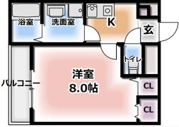 ドムス寝屋川の間取り画像
