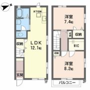 ハーモニー五日市中央の間取り画像