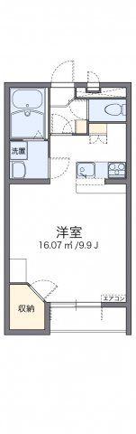 レオパレス南逆井の間取り画像