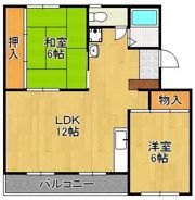 ヴィラナリー中間II 3号棟の間取り画像