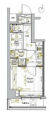 ブライズ西大井の間取り画像