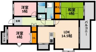 TフリーデンハイムⅡの間取り画像