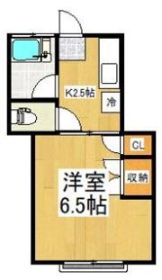 アローハイツの間取り画像