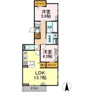 D-comodo小金井貫井北町の間取り画像