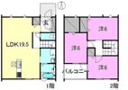 casita南吉田 （カシータ南吉田）の間取り画像