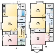 芝西1丁目戸建の間取り画像