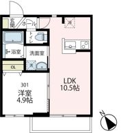 ASHIPI西谷(アシピ西谷)の間取り画像