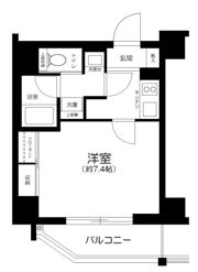 レオンコンフォート西新橋の間取り画像