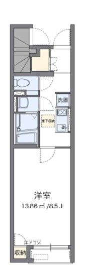 レオネクストフローラの間取り画像