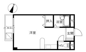 涌波ヒルズの間取り画像