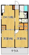 グランチェスタ鴨生田IIの間取り画像