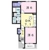 レモンライム Bの間取り画像