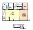富山市向新庄町4丁目アパートB棟の間取り画像