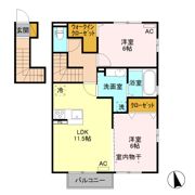 D-room PORTEの間取り画像
